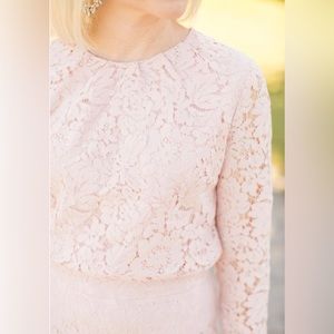 Rachel Parcell Lace long sleeve top XS